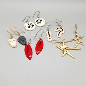 VINTAGE Lot Of Dangle Earrings